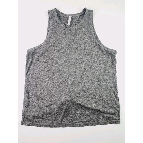 Fabletics Dry Flex Twisted Open Back Tank Gray Size M - Picture 1 of 5